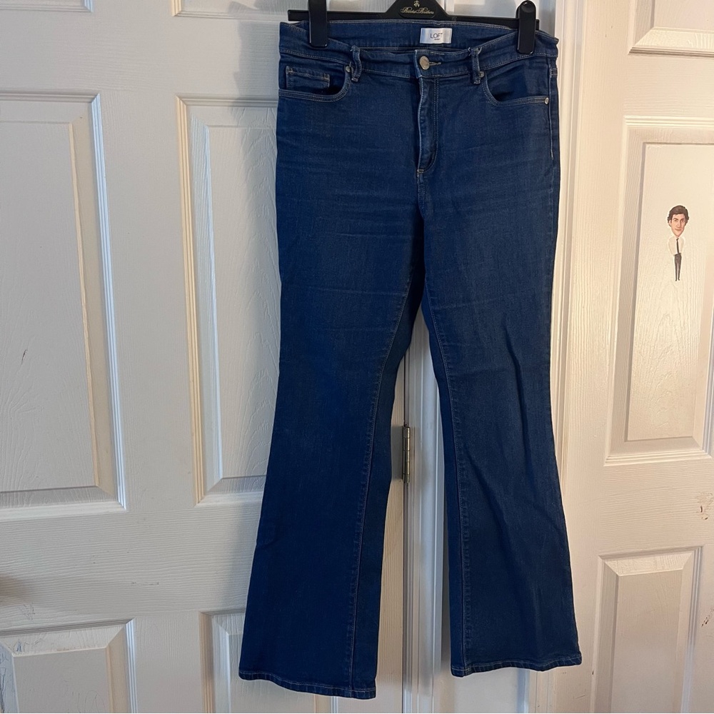 Loft Outlet Bootcut Size 8 Blue Jeans